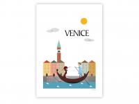Ilustrace v retro stylu - Venice TP-Grafika Valašské  Meziříčí